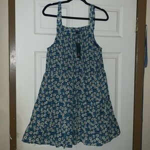 Junior sunflowers dress above the knee